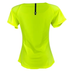 Camiseta Feminina Rodeo Farm UV50+ Haglan Manga Curta Fitness Amarelo Neon Ref 228500088