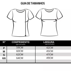 Camiseta Feminina Stabulos TShirt Manga Curta Café Com Bordado Horses Azul Turqusa Ref:STB635