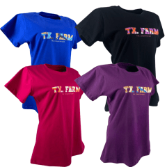 Camiseta Feminina Texas Farm Baby Look The Countryside Ref. CF2543- Escolha a cor