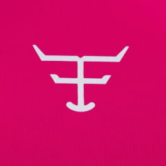 Camiseta Feminina Texas Farm Manga Longa UV50+ Rosa Pink Com Logo Branco Ref:UVF009