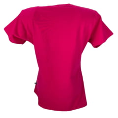 Camiseta Feminina Texas Farm Rosa Logo Branca Ref: CF239