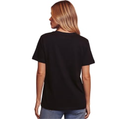 Camiseta Feminina Turkese T-Shirt Over Lane Preto Estampa Western Legend REF:TS252
