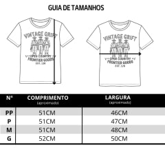 Camiseta Feminina Turkese T-Shirt Vintage Cowboy Off White Brilho Ref:TS07607