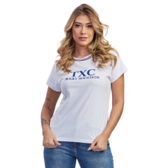 Camiseta Feminina TXC Branca Manga Curta - Ref. 50806