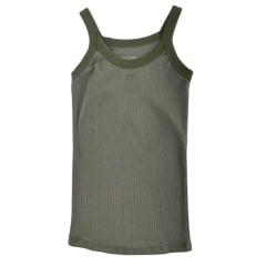 Regata Feminina Os Moiadeiros Austin Verde Oliva Bordado Ref:REG148