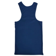 Regata Feminina Os Moiadeiros Nadador Azul Marinho Com Logo Bordado Azul Ref:REG151