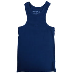 Regata Feminina Os Moiadeiros Nadador Azul Marinho Com Logo Bordado Azul Ref:REG151