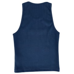 Camiseta Regata Feminina Texas Farm Canelada Western Show Azul Marinho Logo Dourado Ref:RT004