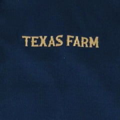 Camiseta Regata Feminina Texas Farm Canelada Western Show Azul Marinho Logo Dourado Ref:RT004