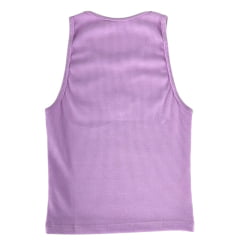Camiseta Regata Feminina Texas Farm Western Show Roxo Lilas Claro Logo E Botas Bordadas Ref:RT006