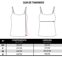 Regata Feminina Turkese Perfect Fit Bridão Black Bordado Branco REF:RC06606