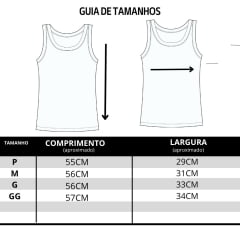 Camiseta Regata Feminina TXC Canelada Slim Branco Com Bordado Logo Branco Ref:51140