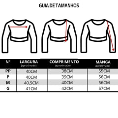 Cropped Feminino Moon Horse Manga Longa Tule Com Regata Vinho Ref:0111462