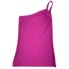 Regata Feminina Os Moiadeiros Nula Manga Pink Bordado Ref: REG149