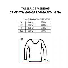 Camiseta Cinza Feminina TXC X- Sweat Manga Long Ref. FCX 4847