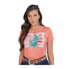 Camiseta Feminina Minuty Thermo Estampada - Ref. 1167 - Escolha a cor