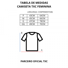 Camiseta Feminina TXC Preto - Ref. 50165
