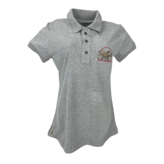 Camiseta Polo Feminina Estanciero Cinza Ref: 4547A-016
