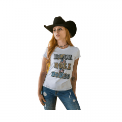 Camiseta T Shirt Miss Country Branca Ref: 000752
