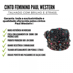 Cinto Feminino Paul Western Brilho Ref. 4311