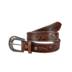 Cinto Feminino Paul Western Couro Havana Ref.: 322