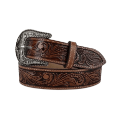 Cinto Feminino Paul Western Couro Havana Ref.: 322