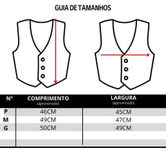 Colete Feminino Country City Amanda Preto Ref:CA2103