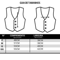 Colete Feminino Miss Country Jeans Azul Escuro Com Botões Dourados Ref:3282