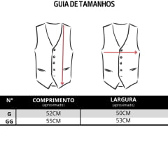 Colete Feminino Turkese Montana Estampado Laranja Marrom Botões Prata REF:CT03601