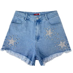 Conjunto Feminino Jeans Star Short e Cropped Texas Ranch R:TR05