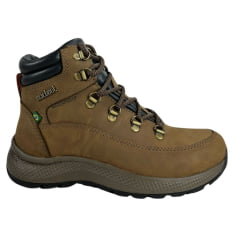 Coturno Feminino MacBoot Sabine 08 Baurus Amphibios Com Horse Hidr Brown Ref.SAB08-WC36