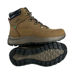 Coturno Feminino MacBoot Sabine 08 Baurus Amphibios Com Horse Hidr Brown Ref.SAB08-WC36