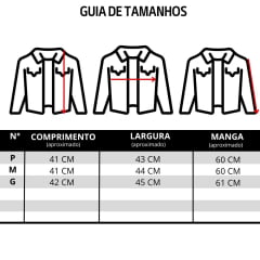 Jaqueta Feminina Country City Virginia Preto Com Franjas Bordado Branco Ref:JQ2109
