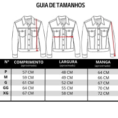 Jaqueta Feminina Texas Farm Western Stich Jeans Claro Estampa Nas Costas Ref: JQF010