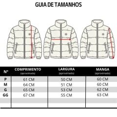 Jaqueta Feminina TXC Puffer Importada Preto Logo Aplicado Branco Saquinho Para Guardar Ref. 7394