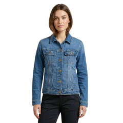 Jaqueta Feminina Lee Denim Stretch New Soft Up Used Ref:3701L Jaqueta Feminina Lee Denim Stretch New Soft Up Used Ref:3701L