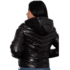Jaqueta Feminina Extra Puffer Vinil TXC Preto Ref: 7231