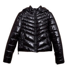 Jaqueta Feminina Extra Puffer Vinil TXC Preto Ref: 7231