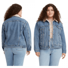 Jaqueta Jeans Feminina Levi's Forrada Azul - Ref. 361370005