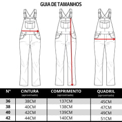 Macacão Feminino Zenz Western Jeans Escuro Denim Farm Bordado Nos Bolsos E Botons Ref: ZW0325001-1601