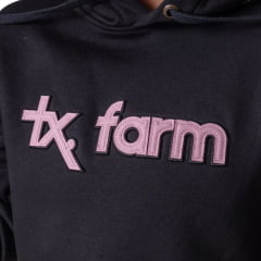Moletom Cropped Feminino Texas Farm Wildflower Bordado No Capuz E Mangas Ref: MCF002