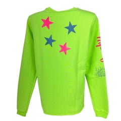 Moletom Feminino Miss Country Verde Neon Bordado Com Strass Ref: 3138