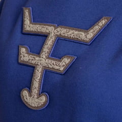 Moletom Feminino Texas Farm Aliance Modelo Canguru Roxo Mirtilo Logo Ref: MTF034