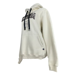 Moletom Feminino Texas Farm Alliance Com Capuz Modelo Canguru Off White Ref: MTF035