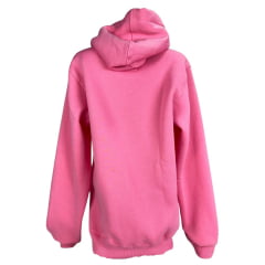 Moletom Feminino Texas Farm Alliance Com Capuz Modelo Canguru Rosa Chiclete Ref: MTF035