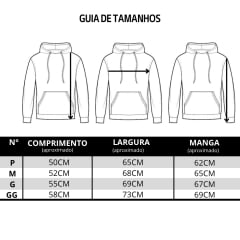 Moletom Feminino Texas Farm Com Capuz Modelo Canguru Preto/Cinza - Ref:MTF036