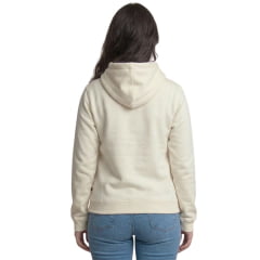 Moletom Feminino Texas Farm Modelo Canguru Capuz  Alliance Off White Logo Caramelo - Ref: MTF034
