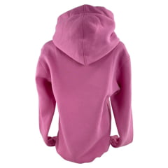 Moletom Feminino Texas Farm Modelo Canguru Rosa Algodão Doce C/ Logo Rosa E Creme Ref: MTF016