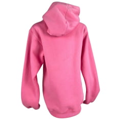 Moletom Feminino Texas Farm Modelo Canguru Rosa Chiclete Logo Branco Ref: MTF015