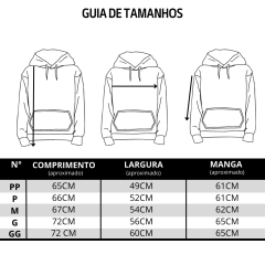 Moletom Feminino Texas Farm Preto Modelo Canguru Com Logo Bordada E Cowgirl Em Azul Turquesa Ref: MTF029